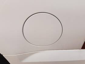 177.gm8c11 Gm Fuel Filler Door Flap For 2011 Tahoe Assy Wht