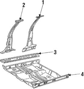 20702337 Gm Genuine Outer Pillar