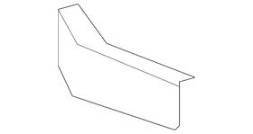 23469132 Gm Genuine Driver Side Underbody Front Air Deflector