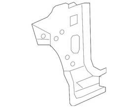 Gm 25785801 Genuine Inner Hinge Pillar