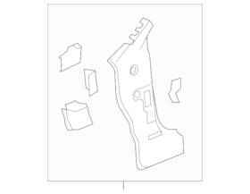 25948285 Gm Genuine Hinge Pillar Reinforced