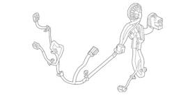 84007106 Gm Genuine Rear Driver Side Door Wiring Harness