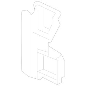84157224 Gm Genuine Driver Side Body Hinge Pillar Sound Barrier