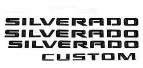 84806933 Gm New Oem 2019-2024 Chevy Silverado 1500 Emblems Black