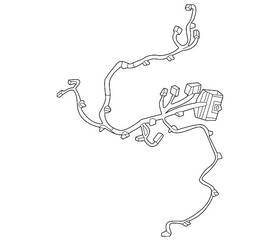84863318 Gm Genuine Front Driver Side Door Lock Wiring Harness
