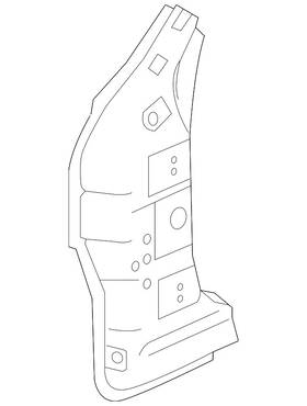 92267151 Gm Genuine Hinge Pillar Reinforced