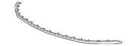 95021807 Gm Genuine Front Bumper Fascia Air Deflector