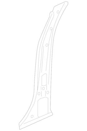 95429544 Gm Genuine Driver Side Center Pillar Inner Panel