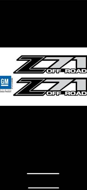 Fg9f7-79569439635686 Gm 2006 Chevy Silverado Z71 Off Road Decals Stickers 2500 Hd Set 4x4 Black Fg9f7