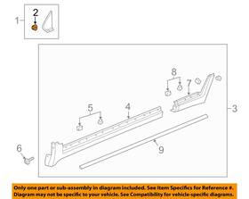 94530675 Gm Oem 08-22 Captiva Sport Exterior Trim-corner Molding Clip