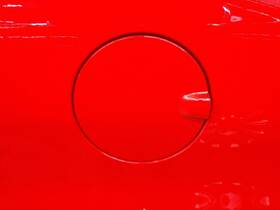 177.gm9n18 Gmc Fuel Filler Door Flap For 2018 Sierra 2500 Pickup Assy Red Paint Code-150x