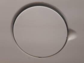 Gmc 177.gm9u15 Fuel Filler Door Flap For 2015 Savana 2500 Van Assy Wht