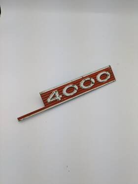 2391865 Gmc Vintage Oem 1960s 4000 Pickup Truck Side Emblems Metal Badge
