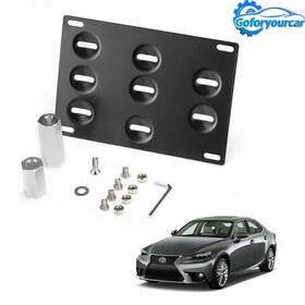 Poseng524141 Gof Universal Front Bumper Tow Hook License Plate Mount Bracket Holder For Most Car