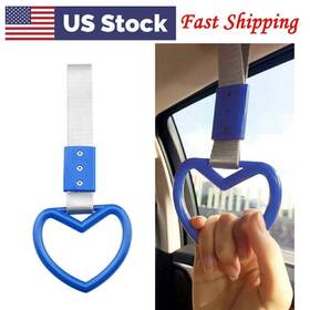 Goodnewstoreusa 550714239697 Heart Ring Train Bus Handle Hand Strap Drift Charm Tools Blue Fit Jdm Tsurikawa