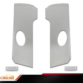 Gd022102 Grandorange Fit For 1955-59 Chevy / Gmc Big Window Cab Corner 6x9 Speaker Brackets Silver