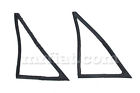Gs-124-012 Unbranded Fiat Spider Vent Window Gaskets Set New