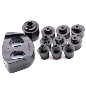 Mb893757 Haotom New 11 Pcs Door Rubber Bump Stop Kit For Mitsubishi Pajero Montero Us