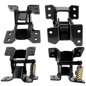 Bap11221 Hecasa Set Of Door Hinges 4pcs Upper Lower For 1968-1979 Chevy Nova / Camaro Firebird