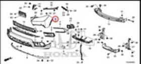 04711-tgs-a00zz Honda Oem Front Bumper Face Upper 2019-2021 Passport Oem#