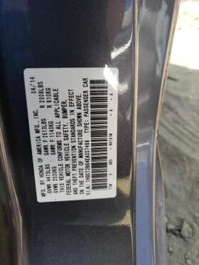 110-59349r Honda Passenger Right Fender Coupe Fits 13-17 Accord