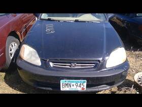 128-53090l Honda Driver Side View Mirror Lever Coupe 2 Door Fits 96-00 Civic 293288