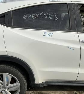 130-60605ar Honda Passenger Rear Side Door With Privacy Tint Glass Fits 16-22 Hr-v 799436