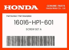 16016-hp1-601 Honda Genuine Screw Set A -