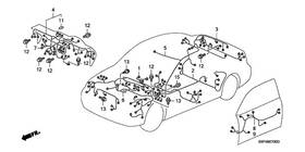 32103-s5p-a12 Honda Genuine Sub-wire Combination