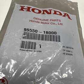 95550-18000 Honda Oem Genuine - Plug Blind 18mm Part #95550-18000