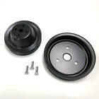Hr0019bk Pirate Mfg Sb Chevy Short Water Pump Black Steel Groove