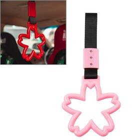 Hukyu 612063517410 1x New Cherry Blossom Shaped Ring Train Bus Handle Hand Strap Drift Charm Tools