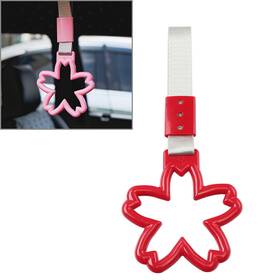 Hukyu 612063596439 Cherry Blossom Shaped Ring Train Bus Handle Hand Strap Drift Charm Tools
