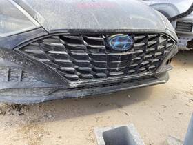 104-11726b Hyundai Grille Upper Us Built Gloss Black Fits 20 Sonata 1927722
