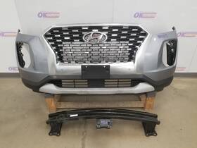105-10525a Hyundai 20 2020 Palisade Sel Front Bumper Assembly With Grille And Radar 105-10525a Hyundai 20 2020 Palisade Sel Front Bumper Assembly With Grille And Radar