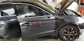 Hyundai 120-10705br 24 Sonata Sel Door Gray T2g Front Right Passenger