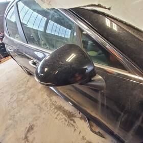 128-12090r Hyundai Passenger Side View Mirror Power Gloss Black Base Fits 20-23 Sonata 8346427