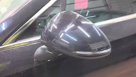 128-12091l Hyundai Exterior Oem Driver Side View Mirror Power Matte Black Base Fits 20-23 Sonata 17