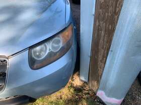 128-50305l Hyundai Driver Side View Mirror Power Non-heated Opt 8763c1 Fits 07-09 Santa Fe