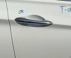 129-50590r Hyundai Front Passenger Door Handle Exterior Vin C 5th Digit Fits 11-15 Sonata 782979