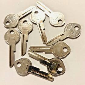 01098-la Ilco 9 Old School Key Blanks 01098 La B11 Plus Bonus Keys Low 3.00 Ship
