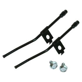 Inl11121 Inline Tube Windshield Washer Nozzles And Bolt 1968-72 Oldsmobile 442 Cutlass 4pc
