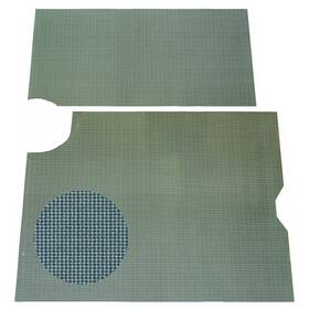 Inline Tube Inl14791 Trunk Mat Spare Tire Compartment Aqua Houndstooth 1964-66 Gto Lemans