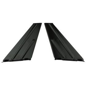 Inl15083 Inline Tube Front Fender Braces Right And Left Black 1966-67 Oldsmobile Cutlass 442 2pc