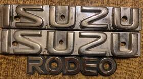 897126635c Isuzu 1991 1992 1993 1994 Rodeo 3d Emblems Set Of Three Oem