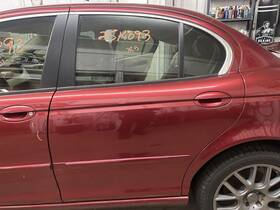 C2s42632 Jaguar 2002-2006 X Type Driver Rear Side Door Sedan Black Vent Moulding