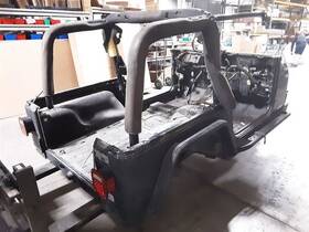 150-02943 Jeep Tj Wrangler Oem Rear Body Tub W Armor 2003-2006 125654