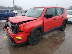 190-10342f Jeep Rear Bumper Without Park Assist With Tow Hook Fits 19-22 Renegade 1104447