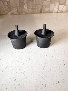 68290297aa Jeep Wrangler Spare Wheel Tire Bumper Buffer Stopper Oem 2018 - 2023 -set