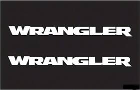 Fj3v3-6823471528245 Jeep 2x Set Of Wrangler Hood Decals Sticker Glossy White